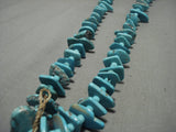 Stunning Vintage Santo Domingo/ Navajo Native American Jewelry jewelry Turquoise Hiehsi Necklace Jacla-Nativo Arts