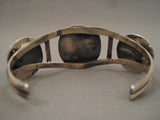 Superior High Grade Royston Turquoise Vintage Navajo Native American Jewelry Silver Bracelet-Nativo Arts