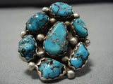 Superior Vintage Navajo Paul Frank Sterling Silver Native American Ring Old-Nativo Arts