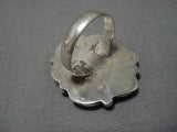 Superior Vintage Navajo Paul Frank Sterling Silver Native American Ring Old-Nativo Arts