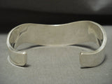 Superior Vintage Navajo 'Turquoise Of Intricacy' Native American Jewelry Silver Lapis Bracelet-Nativo Arts