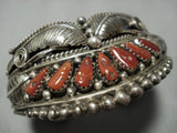 Superlative Vintage Native American Jewelry Hopi Cleve Honyaktewa Sterling Silver Turquoise Bracelet-Nativo Arts