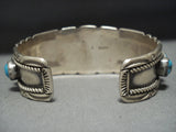 Superlative Vintage Native American Jewelry Navajo Synergy Turquoise Sterling Silver Begay Bracelet-Nativo Arts