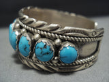 Superlative Vintage Native American Jewelry Navajo Synergy Turquoise Sterling Silver Begay Bracelet-Nativo Arts