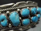 Superlative Vintage Native American Jewelry Navajo Synergy Turquoise Sterling Silver Begay Bracelet-Nativo Arts