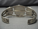 Superlative Vintage Navajo Turquoise Sterling Silver Native American Bracelet-Nativo Arts