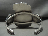 The Best And Most Opulent Vintage Navajo Blue Wind Turquoise Native American Jewelry Silver Bracelet-Nativo Arts