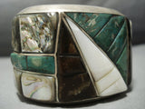 The Best Vintage Native American Jewelry Navajo Daniel Benally Green Turquoise Sterling Silver Bracelet-Nativo Arts