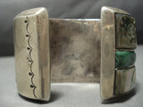 The Best Vintage Native American Jewelry Navajo Daniel Benally Green Turquoise Sterling Silver Bracelet-Nativo Arts
