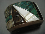 The Best Vintage Native American Jewelry Navajo Daniel Benally Green Turquoise Sterling Silver Bracelet-Nativo Arts