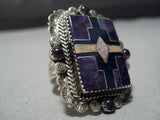 The Best Vintage Native American Jewelry Navajo Sugulite Amethyst Sterling Silver Ring Old-Nativo Arts