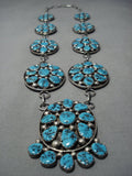 The Best Vintage Native American Jewelry Navajo Tom Moore Sterling Slver Turquoise Necklace Old-Nativo Arts