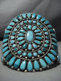 The Best Vintage Native American Jewelry Navajo Victor Moses Begay Turquoise Sterling Silver Bracelet-Nativo Arts