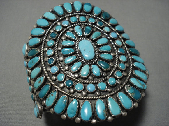 The Best Vintage Native American Jewelry Navajo Victor Moses Begay Turquoise Sterling Silver Bracelet-Nativo Arts