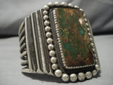 The Best Vintage Native American Navajo Rick Martinez Royston Turquoise Sterling Silver Bracelet-Nativo Arts
