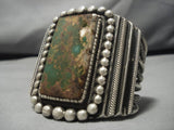 The Best Vintage Native American Navajo Rick Martinez Royston Turquoise Sterling Silver Bracelet-Nativo Arts