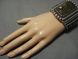 The Best Vintage Native American Navajo Rick Martinez Royston Turquoise Sterling Silver Bracelet-Nativo Arts