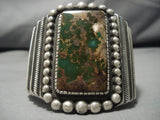 The Best Vintage Native American Navajo Rick Martinez Royston Turquoise Sterling Silver Bracelet-Nativo Arts
