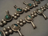 The Best Vintage Navajo Chrysocolla Native American Jewelry Silver Necklace-Nativo Arts