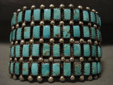 The Best Vintage Navajo Larry Moses Begay Turquoise Native American Jewelry Silver Bracelet-Nativo Arts