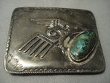 The Best Vintage Navajo Native American Jewelry Silver Eagle Chrysocholla Native American Jewelry Silver Buckle Old Vtg-Nativo Arts