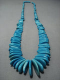 The Best Vintage Navajo Teardrop Turquoise Native American Jewelry Necklace Old-Nativo Arts