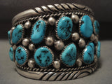 The Best Vintage Navajo Tom Moore Turquoise Native American Jewelry Silver Bracelet-Nativo Arts