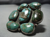 The Biggest And Best Vintage Native American Jewelry Navajo Damale Turquoise Sterling Silver Ring Old-Nativo Arts