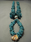 The Biggest And Best Vintage Navajo Native American Jewelry jewelry Nugget Necklace Ont He Internet- 502 Grams!-Nativo Arts