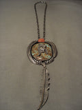 The Biggest & Best Vintage Navajo Yellowhorse Royston Turquoise Native American Jewelry Silver Necklace-Nativo Arts