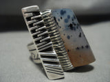 The Most Talented San Felipe Native American Jewelry Silver Smith Agate Ring-Nativo Arts