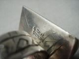 The Most Talented San Felipe Native American Jewelry Silver Smith Agate Ring-Nativo Arts