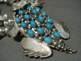 The Most Unique Navajo Turquoise Native American Jewelry Silver Squash Blossom Necklace We've Collected-Nativo Arts