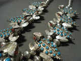 The Most Unique Navajo Turquoise Native American Jewelry Silver Squash Blossom Necklace We've Collected-Nativo Arts