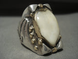 The Most Unique Orville Tsinnie (d.) 14k Gold Native American Jewelry Silver Ring - Signed-Nativo Arts