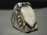 The Most Unique Orville Tsinnie (d.) 14k Gold Native American Jewelry Silver Ring - Signed-Nativo Arts