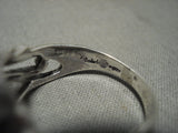 The Most Unique Vintage Navajo Calvin Begay Native American Jewelry Silver Bird Ring Old-Nativo Arts
