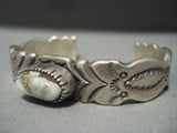 Thick And Heavy!! Vintage Navajo Native American Jewelry jewelry Dry Creek Turquoise Sterling Silver Bracelet-Nativo Arts