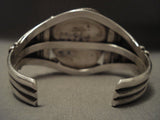 Top Quality Intense Royston Vintage Navajo Turquoise Native American Jewelry Silver Shell Bracelet-Nativo Arts
