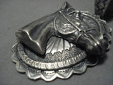 Tremendous Heavy Heavy Horse Sterling Silver Pendant-Nativo Arts