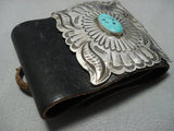 Tremendous Vintage Native American Jewelry Navajo Turquoise Sterling Silver Ketoh Bracelet Old-Nativo Arts