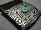 Tremendous Vintage Native American Jewelry Navajo Turquoise Sterling Silver Ketoh Bracelet Old-Nativo Arts