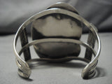 Tremendous Vintage Native American Navajo Easter Blue Turquoise Sterling Silver Bracelet Old-Nativo Arts
