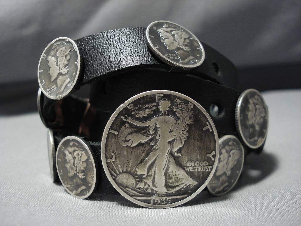 Tremendous Vintage Native American Navajo Sterling Silver Hat