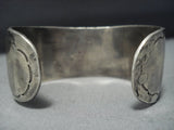 Tremendous Vintage Navajo Turquoise Sterling Silver Native American Jewelry Bracelet-Nativo Arts