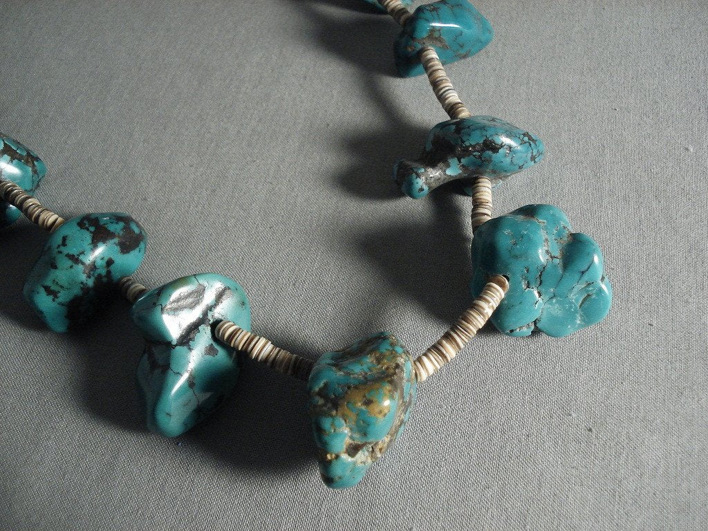 Ultra Chunk Green Nuggets Vintage Navajo Native American Jewelry jewel ...