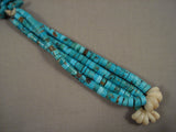 Uniqaue And Old! Vintage Navajo Native American Jewelry jewelry/ Santo Domingo Turquoise Jacla Heishi Necklace-Nativo Arts