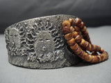 Unique Navajo Sterling Silver Native American Jewelry Cuff Bracelet Jewelry-Nativo Arts