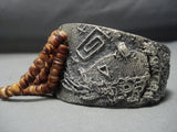 Unique Navajo Sterling Silver Native American Jewelry Cuff Bracelet Jewelry-Nativo Arts