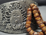 Unique Navajo Sterling Silver Native American Jewelry Cuff Bracelet Jewelry-Nativo Arts